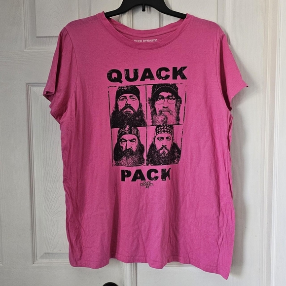 2013 100% cotton Hot pink Duck dynasty southern gorpcore womens tshirt Size 4x - Picture 1 of 4